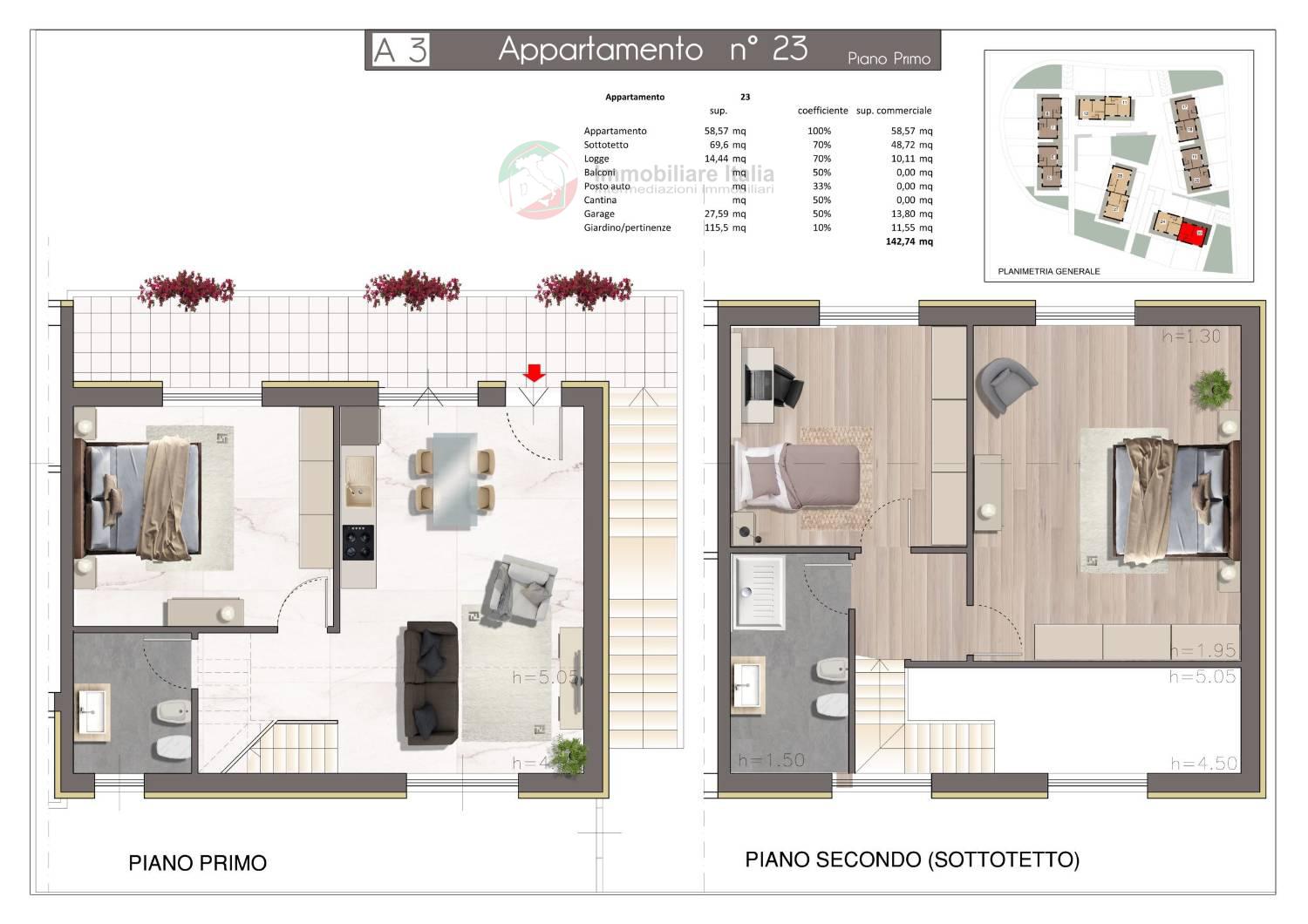 Appartamento in vendita a Montescudo-monte Colombo (RN)